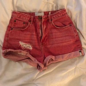 One Teaspoon Shorts - One Teaspoon High Waisted Bandits 26 One Teaspoon Shorts - One Teaspoon High Waisted Bandits 26